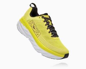 Hoka One One Bondi 6 Men's Recovery Shoes Citrus/Anthracite | 02794UXEP