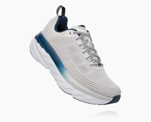 Hoka One One Bondi 6 Women's Recovery Shoes Lunar Rock/Nimbus Cloud | 43715ROST