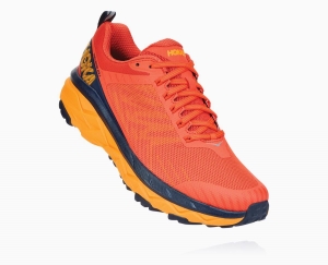 Hoka One One Challenger ATR 5 Men's Trail Shoes Mandarin Red/Black Iris | 64815OSYE