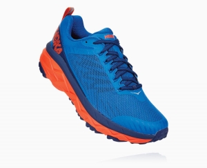 Hoka One One Challenger ATR 5 Men's Trail Shoes Imperial Blue/Mandarin Red | 93682TPDQ