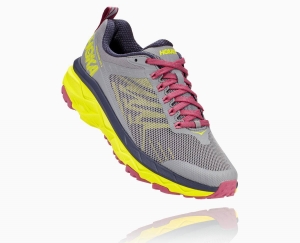 Hoka One One Challenger ATR 5 Women's Trail Shoes Frost Gray/Evening Primrose | 61358LAKC