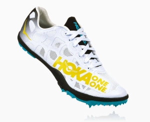 Hoka One One Rocket LD Women's Spikes Black/Cyan | 97620PSCE