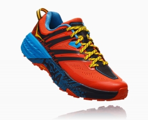 Hoka One One Speedgoat 3 Men's Trail Shoes Nasturtium/Spicy Orange | 80352HPNI