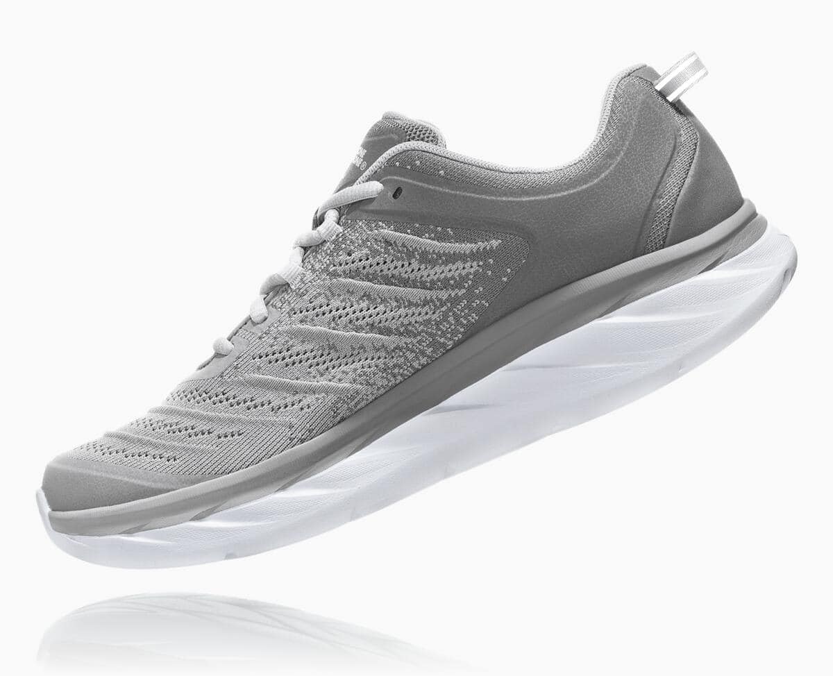 Hoka One One Akasa Men's Sneakers Frost Gray /Silver Sconce | 49867BTAM