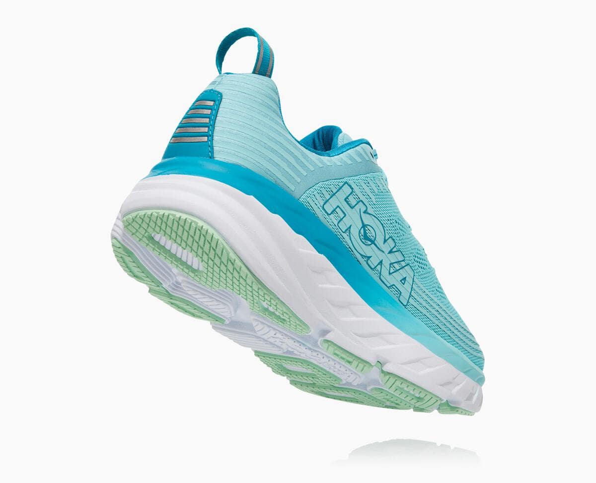 Hoka One One Bondi 6 Women's Recovery Shoes Antigua Sand/Caribbean Sea | 90671VKHS