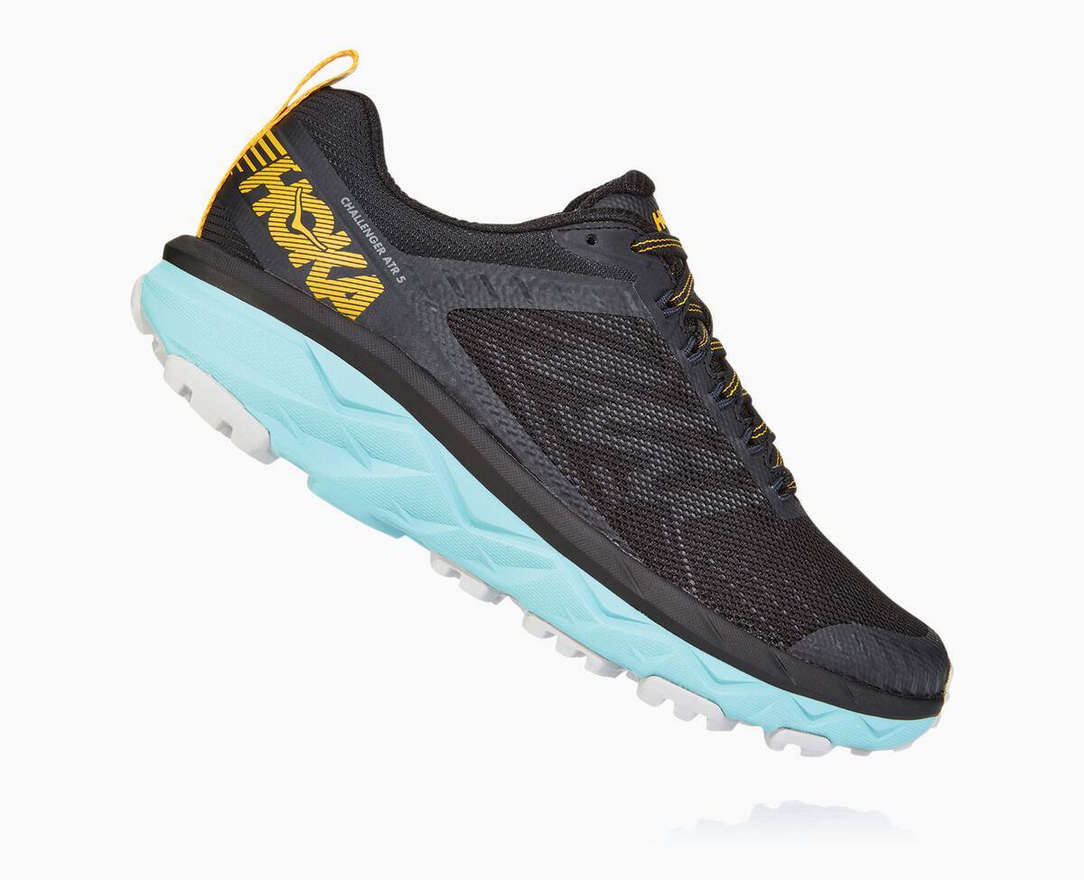 Hoka One One Challenger ATR 5 Women's Road Running Shoes Anthracite/Antigua Sand | 81340KGEQ