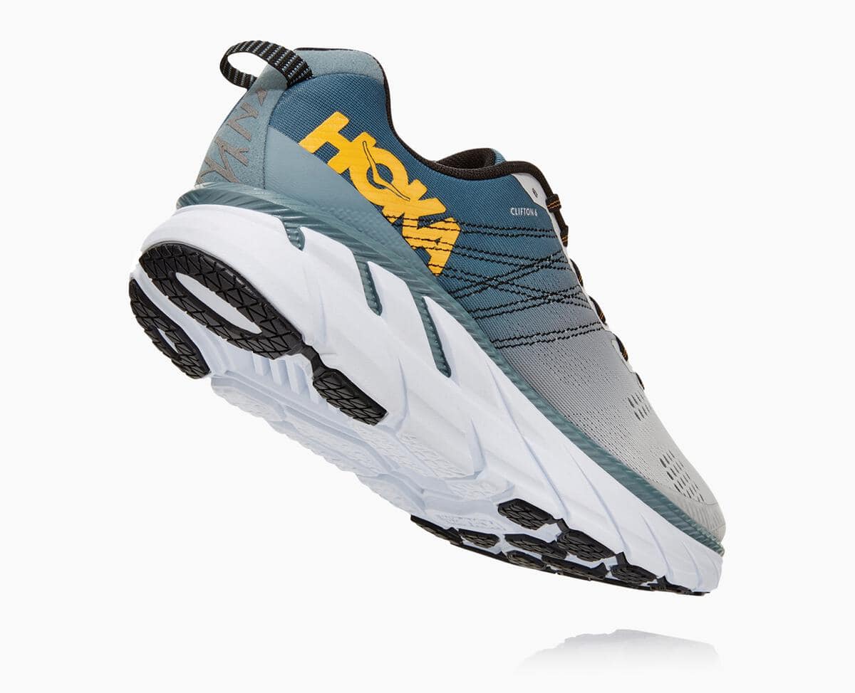 Hoka One One Clifton 6 Men's Recovery Shoes Lead/Lunar Rock | 16325YBUX