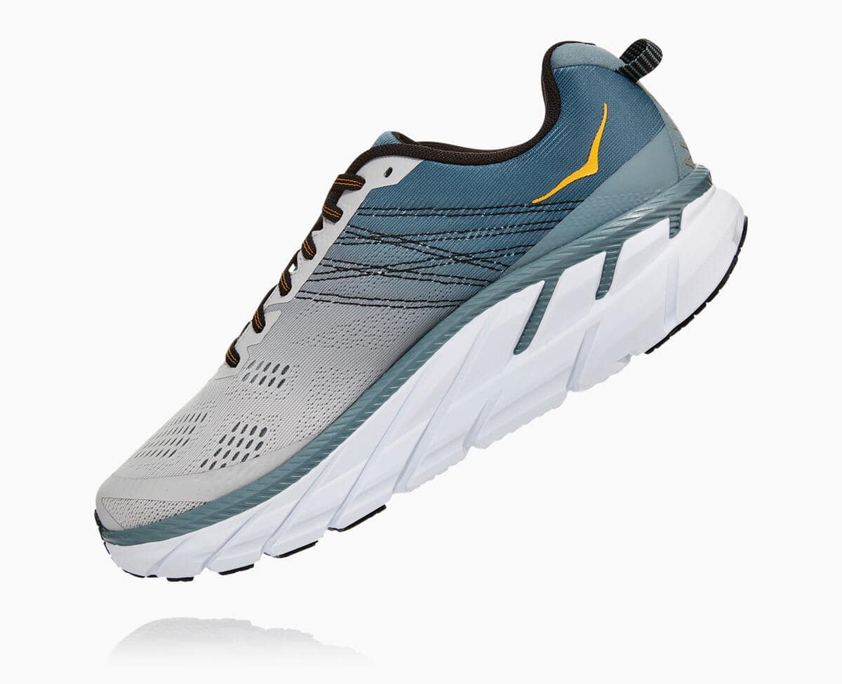 Hoka One One Clifton 6 Men's Recovery Shoes Lead/Lunar Rock | 16325YBUX