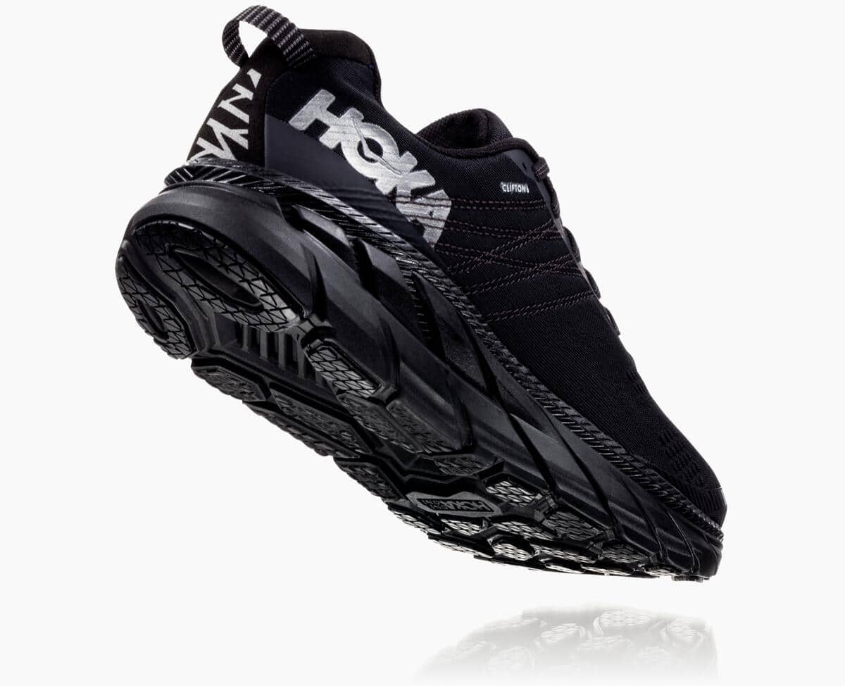 Hoka One One Clifton 6 Men's Road Running Shoes Black | 23786VXJE