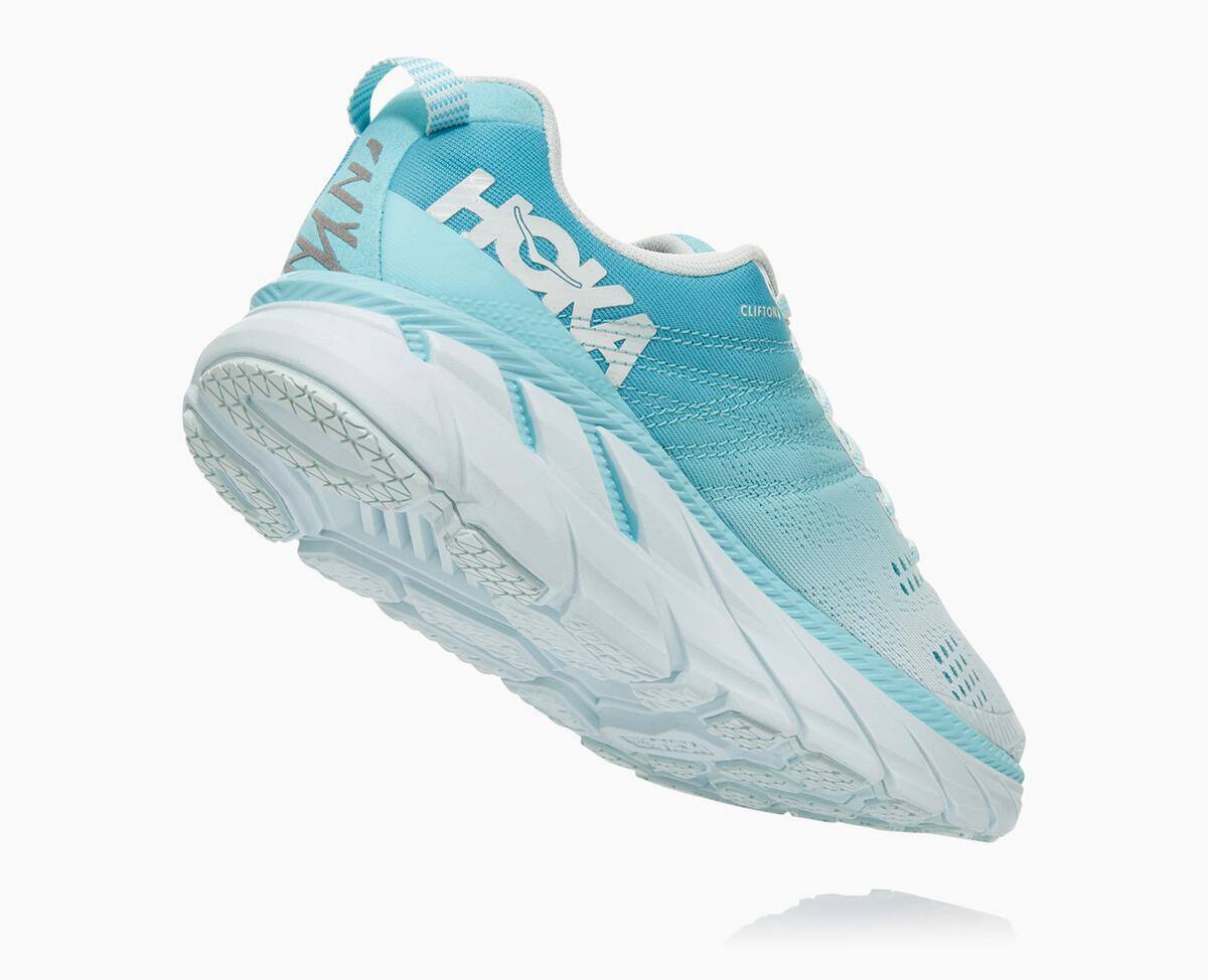 Hoka One One Clifton 6 Women's Recovery Shoes Antigua Sand/Wan Blue | 48217DOKR