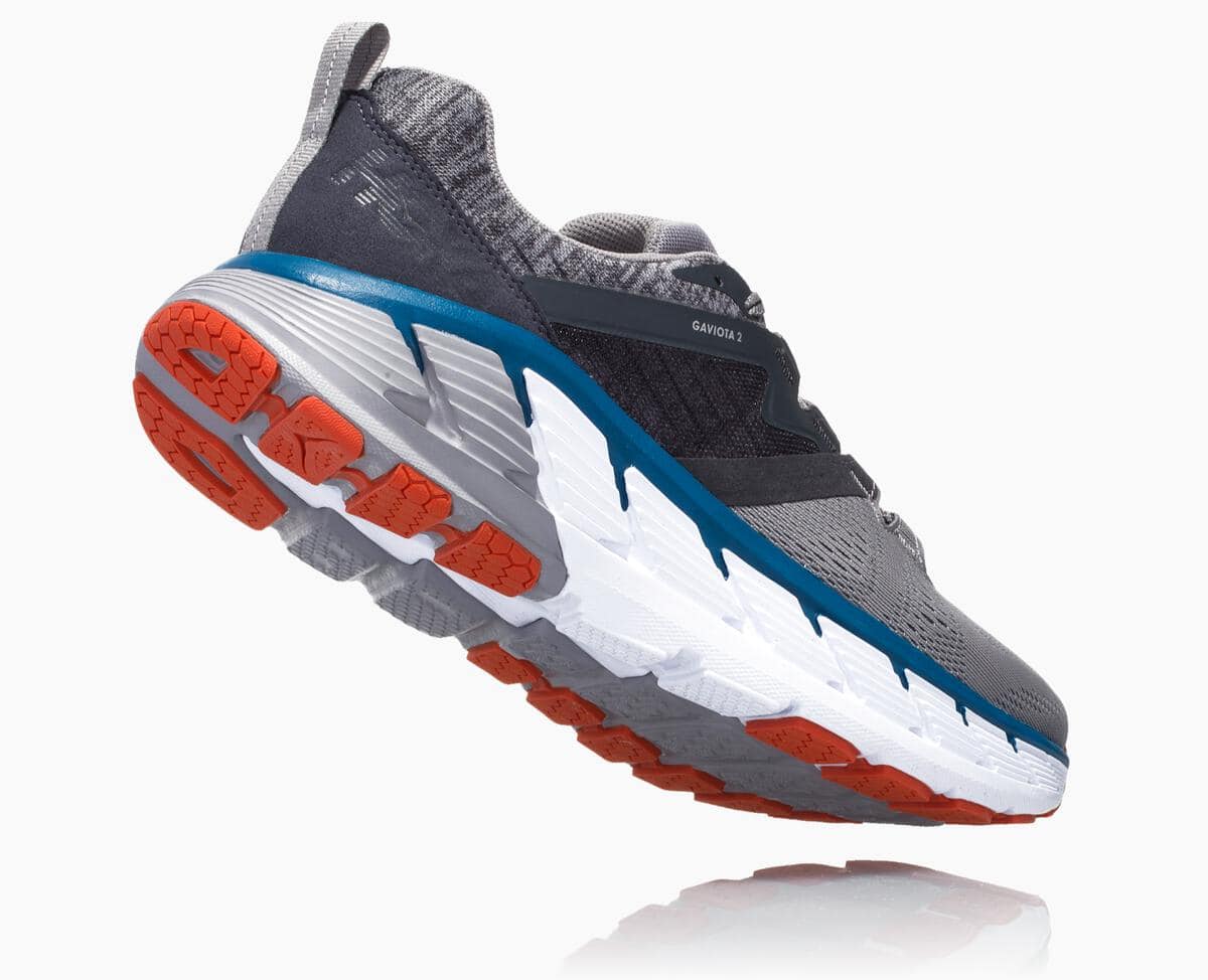 Hoka One One Gaviota 2 Men's Stability Running Shoes Frost Gray/Seaport | 67039ABHQ