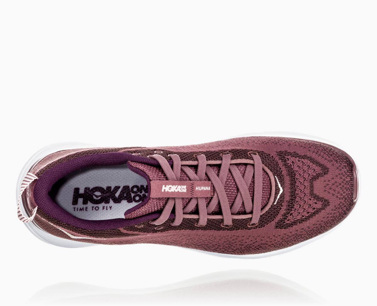 Hoka One One Hupana Flow Women's Sneakers Rose Brown/Deep Mahogany | 30798GDQY