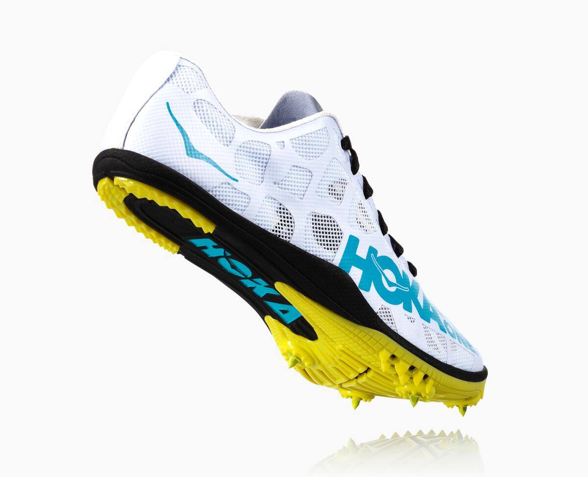 Hoka One One Rocket MD Men's Spikes Black/Cyan | 26905IAHV