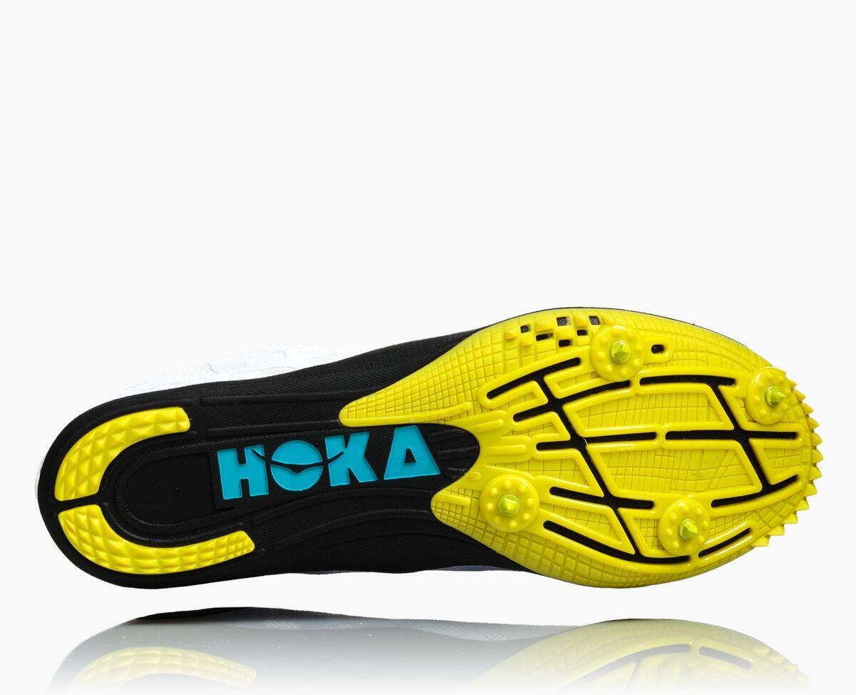 Hoka One One Rocket MD Men's Spikes Black/Cyan | 26905IAHV